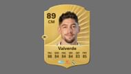 Federico Valverde is the best player in the box-to-box midfielder role (Image via EA Sports)